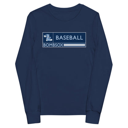 Performance | Youth Long Sleeve T-Shirt | BombSox Baseball | Mark Logo