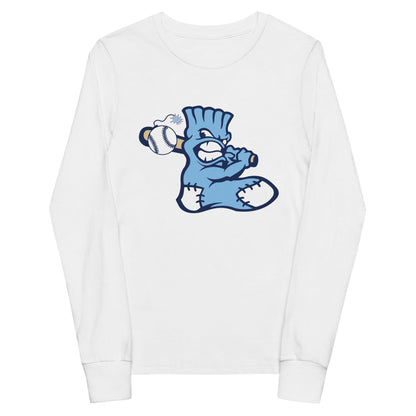 Performance | Youth Long Sleeve T-Shirt | BombSox Baseball | Mascot Logo