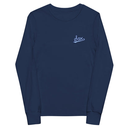 Performance | Youth Long Sleeve T-Shirt | BombSox Baseball | Script Logo