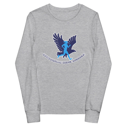 Performance | Youth Long Sleeve T-Shirt | Bowdoinham Rebel Runners | Emblem Logo