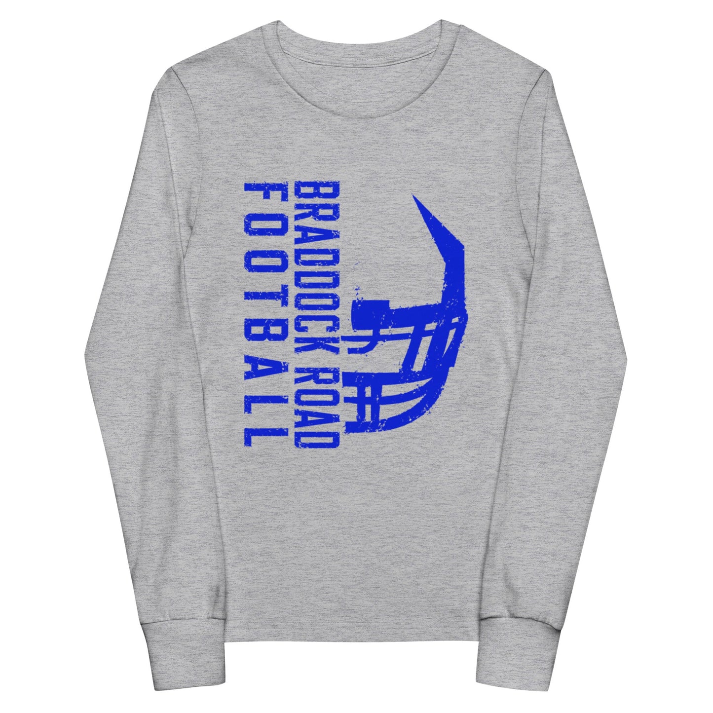Performance | Youth Long Sleeve T-Shirt | Braddock Road Football | Sideline Vertical Logo