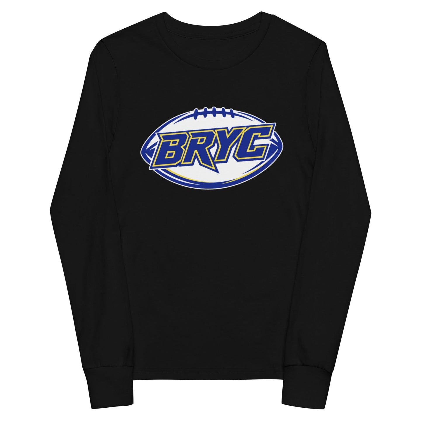 Performance | Youth Long Sleeve T-Shirt | Braddock Road Football | Veloctiy Crest Logo