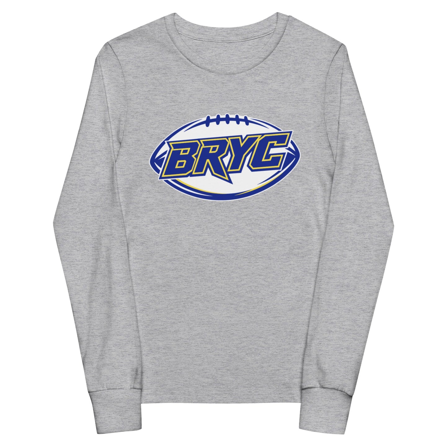 Performance | Youth Long Sleeve T-Shirt | Braddock Road Football | Veloctiy Crest Logo
