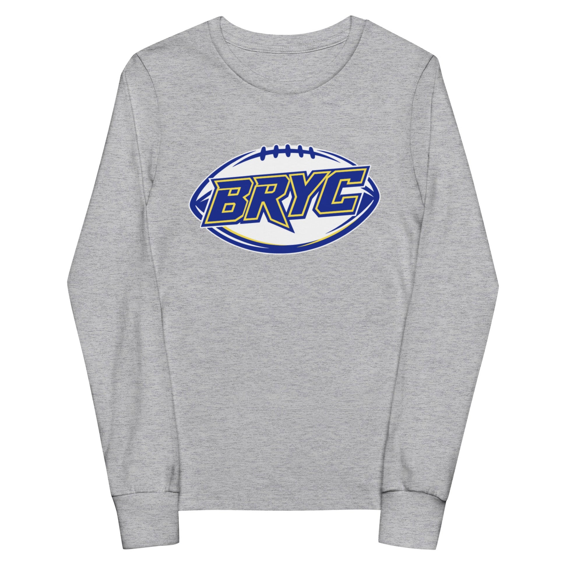 Performance | Youth Long Sleeve T-Shirt | Braddock Road Football | Veloctiy Crest Logo