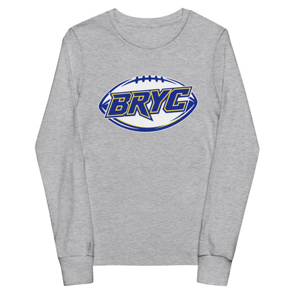 Performance | Youth Long Sleeve T-Shirt | Braddock Road Football | Veloctiy Crest Logo