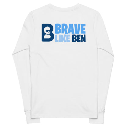 Performance | Youth Long Sleeve T-Shirt | Brave Like Ben | Athletics Logo