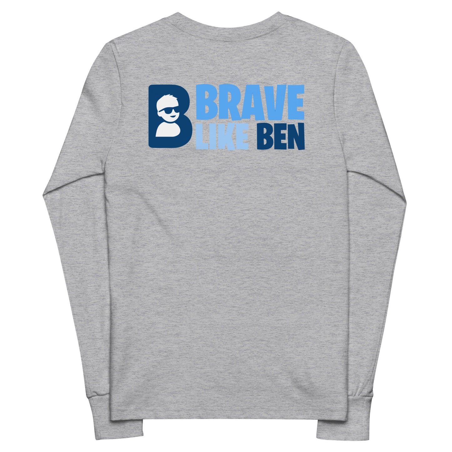 Performance | Youth Long Sleeve T-Shirt | Brave Like Ben | Athletics Logo