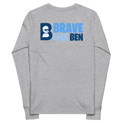 Performance | Youth Long Sleeve T-Shirt | Brave Like Ben | Athletics Logo