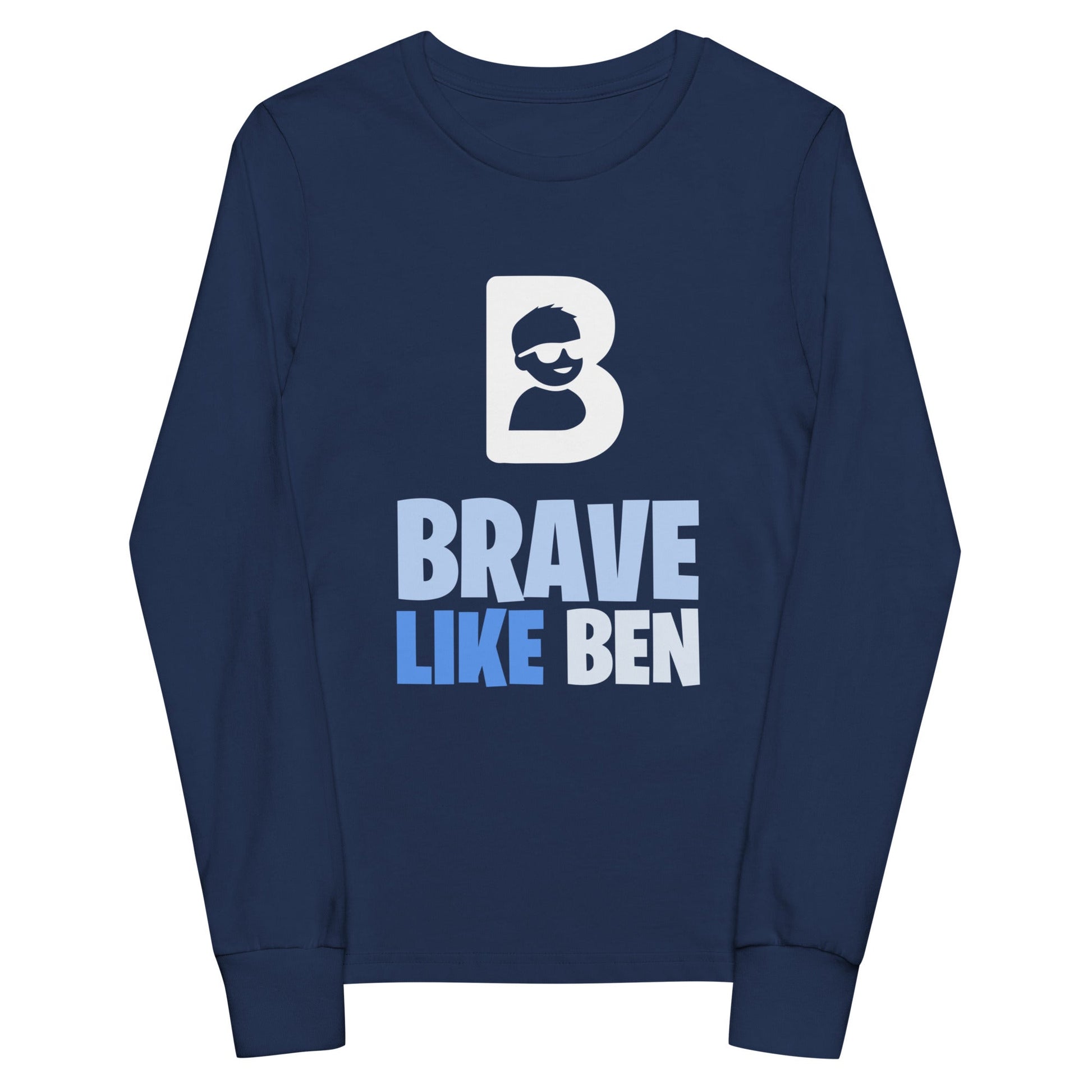 Performance | Youth Long Sleeve T-Shirt | Brave Like Ben | Braveheart Logo