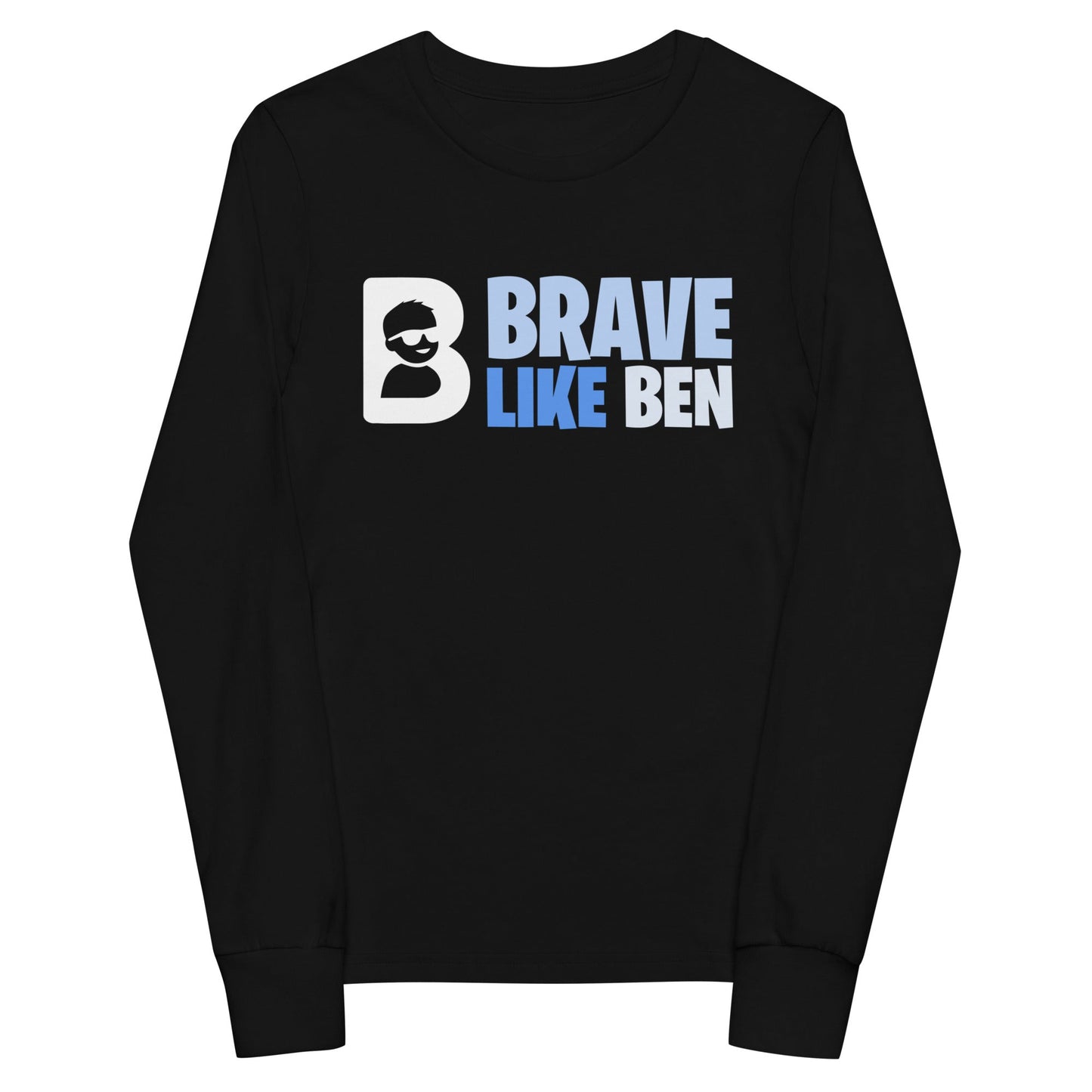 Performance | Youth Long Sleeve T-Shirt | Brave Like Ben | Valor Logo