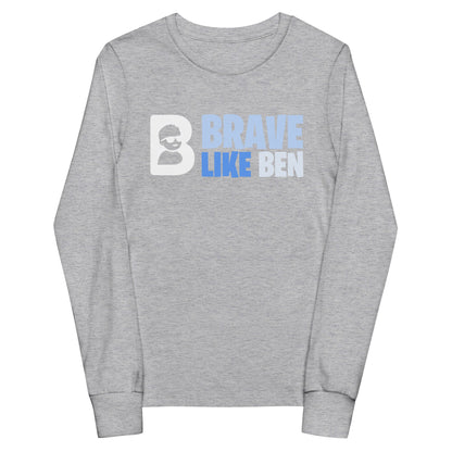 Performance | Youth Long Sleeve T-Shirt | Brave Like Ben | Valor Logo