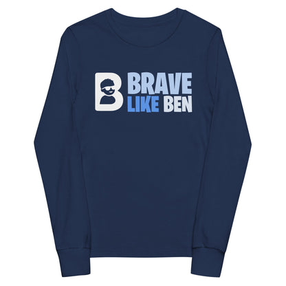 Performance | Youth Long Sleeve T-Shirt | Brave Like Ben | Valor Logo