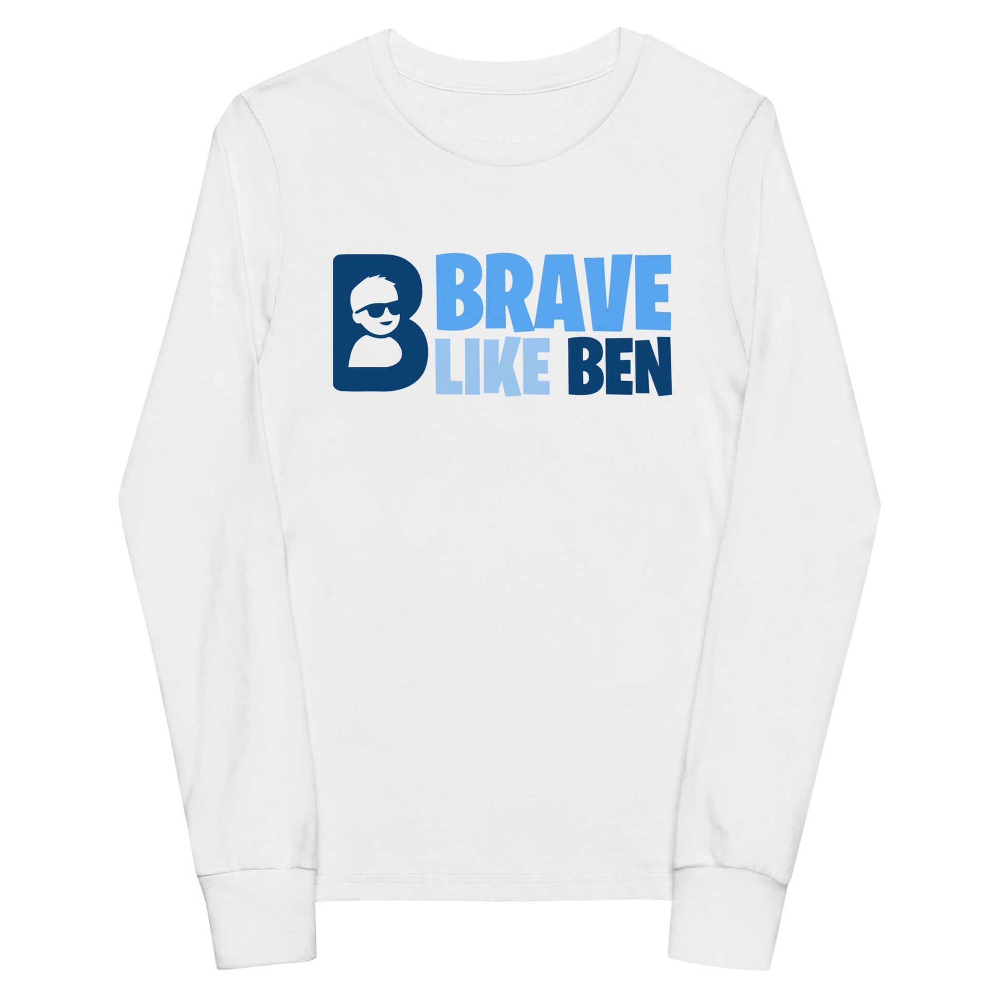 Performance | Youth Long Sleeve T-Shirt | Brave Like Ben | Vanguard Logo