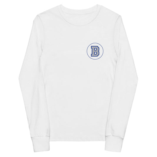 Performance | Youth Long Sleeve T-Shirt | Bronxville | Badge Logo