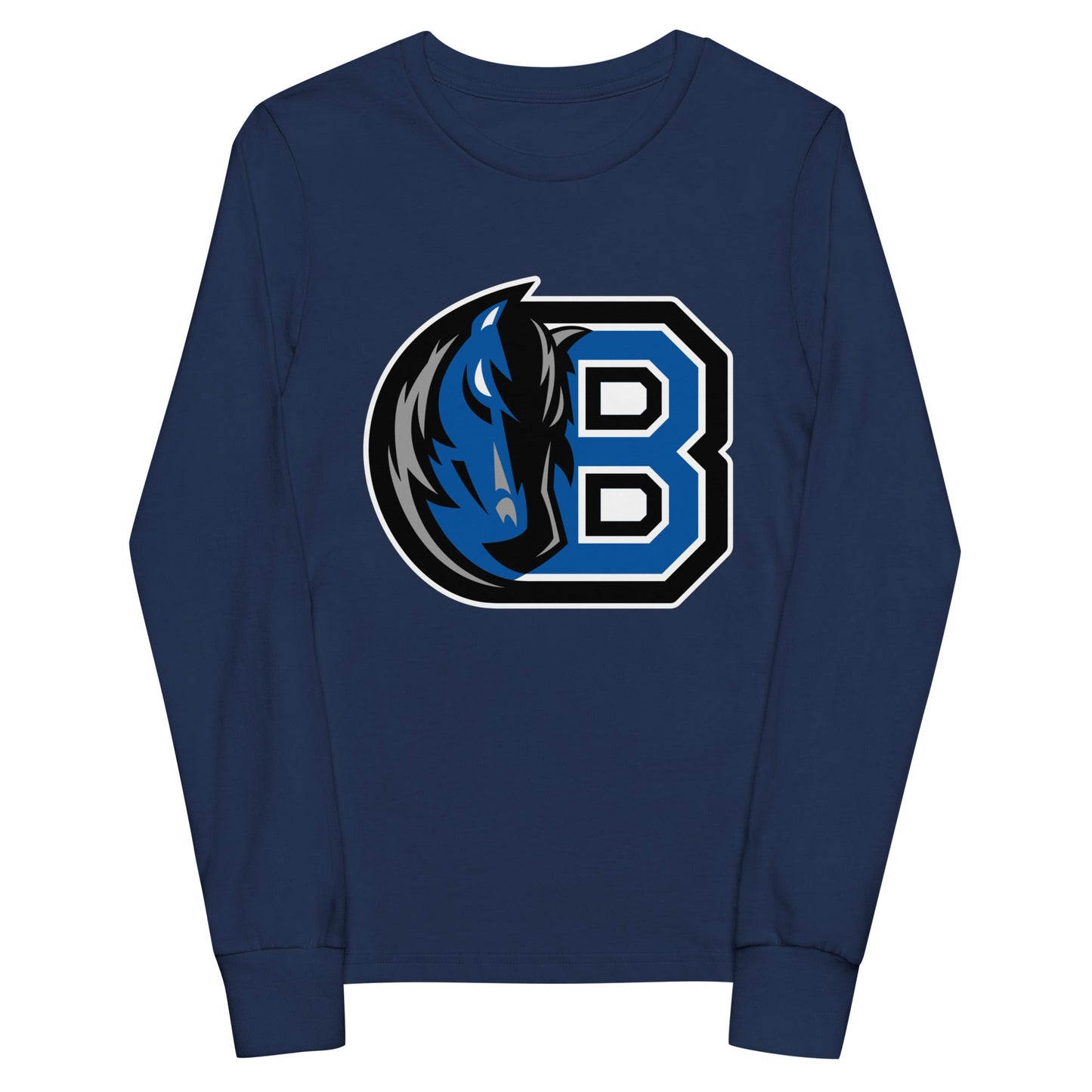 Performance | Youth Long Sleeve T-Shirt | Bronxville | Crest Logo
