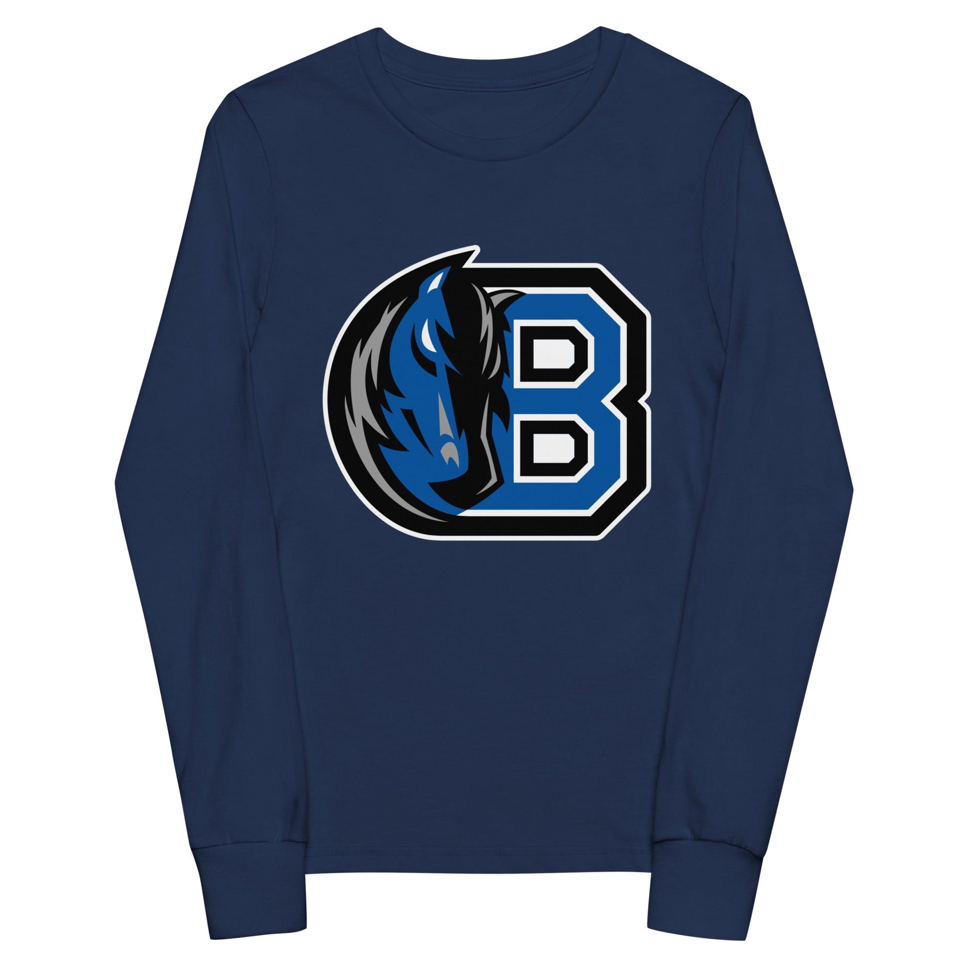 Performance | Youth Long Sleeve T-Shirt | Bronxville | Crest Logo
