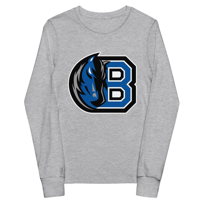 Performance | Youth Long Sleeve T-Shirt | Bronxville | Crest Logo