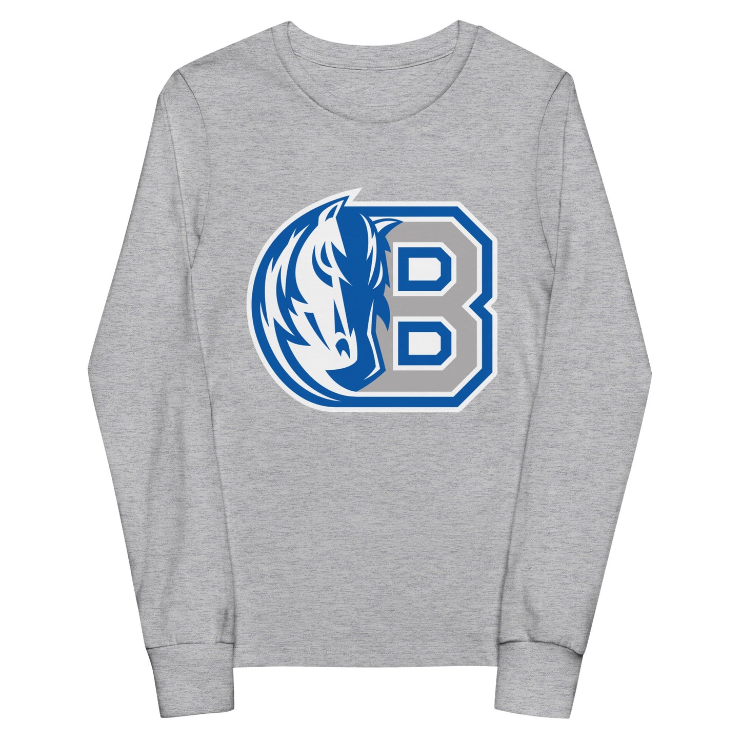 Performance | Youth Long Sleeve T-Shirt | Bronxville | Emblem Logo
