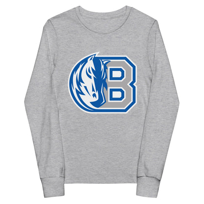 Performance | Youth Long Sleeve T-Shirt | Bronxville | Emblem Logo