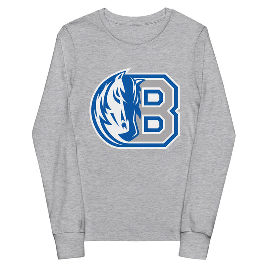 Performance | Youth Long Sleeve T-Shirt | Bronxville | Emblem Logo