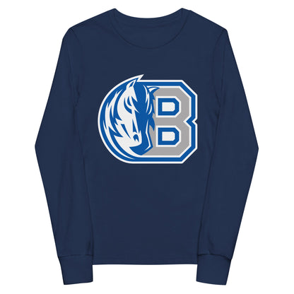 Performance | Youth Long Sleeve T-Shirt | Bronxville | Emblem Logo