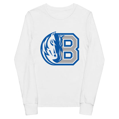 Performance | Youth Long Sleeve T-Shirt | Bronxville | Emblem Logo
