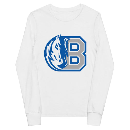 Performance | Youth Long Sleeve T-Shirt | Bronxville | Emblem Logo