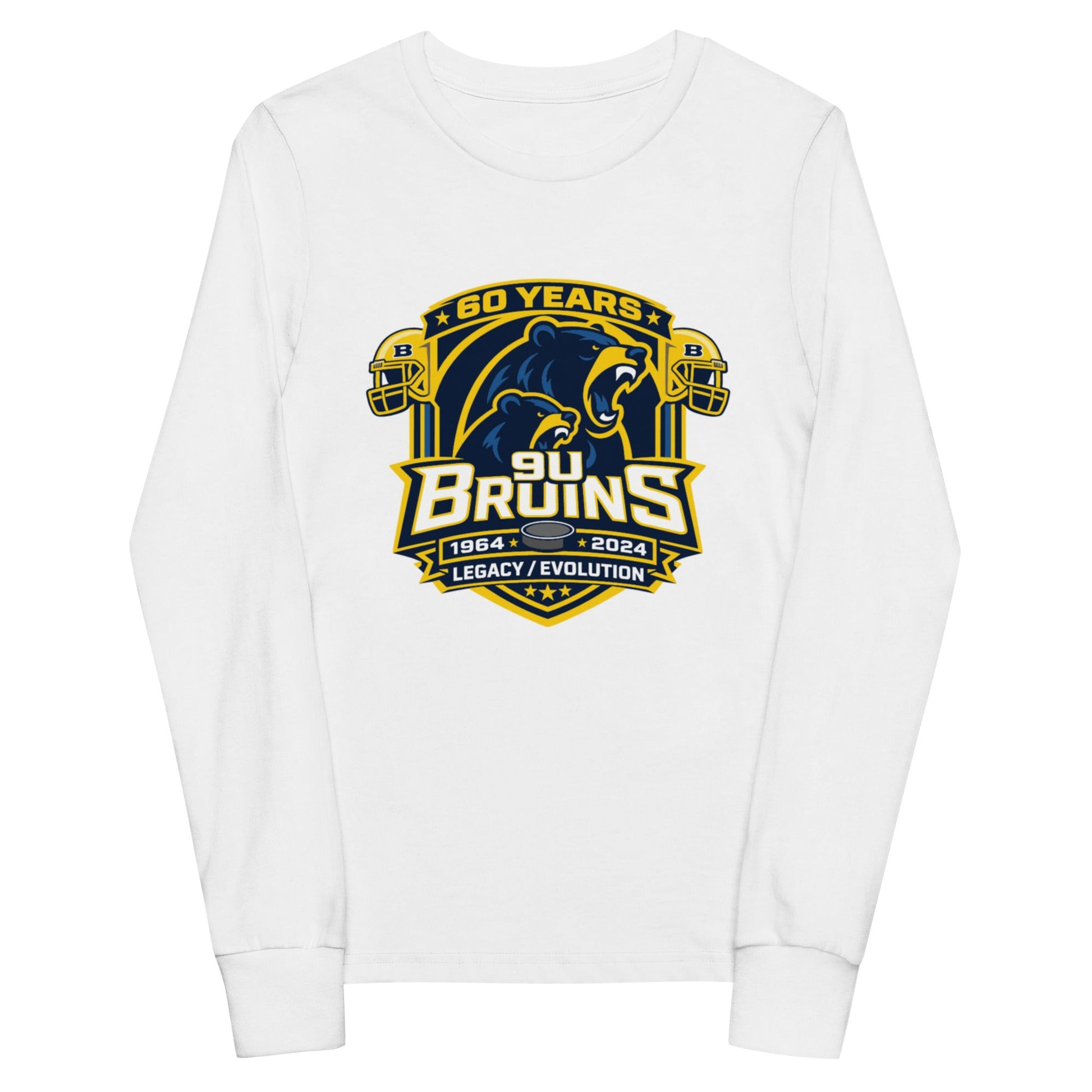 Performance | Youth Long Sleeve T-Shirt | Bruins The Evolution | Legacy Crest Logo