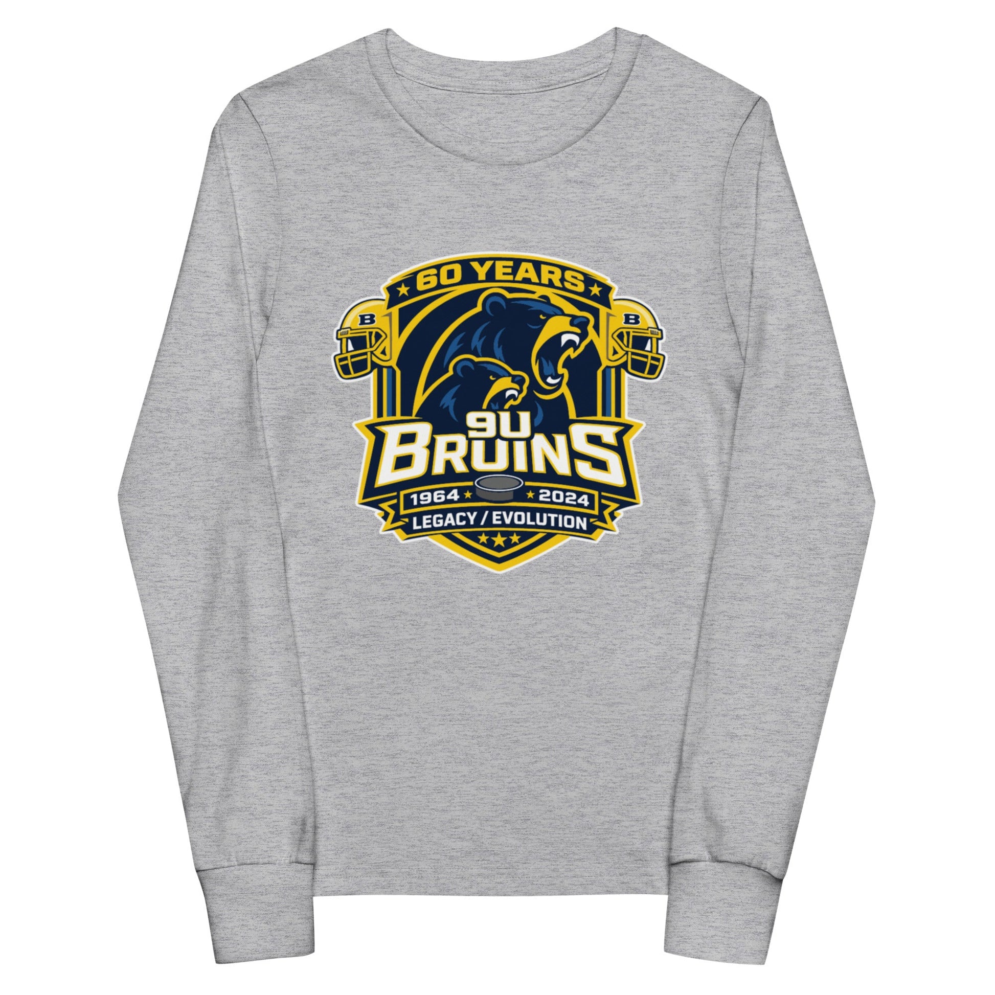 Performance | Youth Long Sleeve T-Shirt | Bruins The Evolution | Legacy Crest Logo