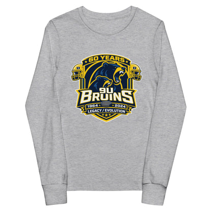 Performance | Youth Long Sleeve T-Shirt | Bruins The Evolution | Legacy Crest Logo