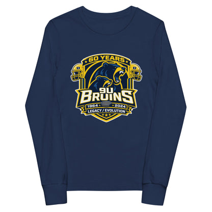 Performance | Youth Long Sleeve T-Shirt | Bruins The Evolution | Legacy Crest Logo