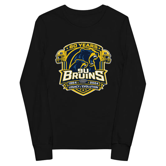 Performance | Youth Long Sleeve T-Shirt | Bruins The Evolution | Legacy Crest Logo
