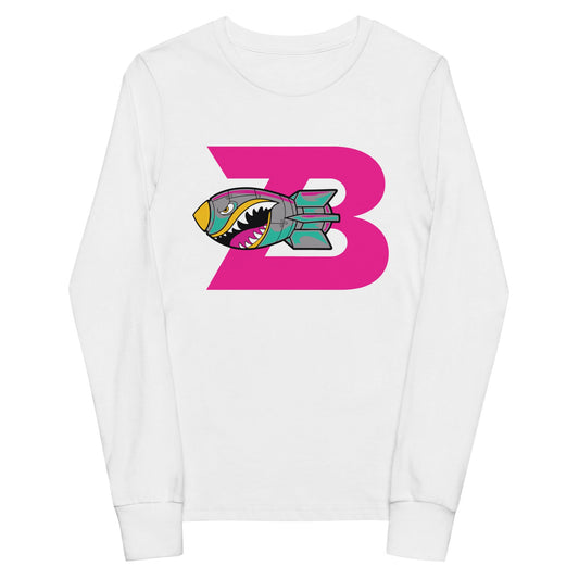 Performance | Youth Long Sleeve T-Shirt | Buffalo Bomb Squad 12u Softball | Lettermark Logo