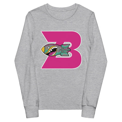 Performance | Youth Long Sleeve T-Shirt | Buffalo Bomb Squad | Pink B