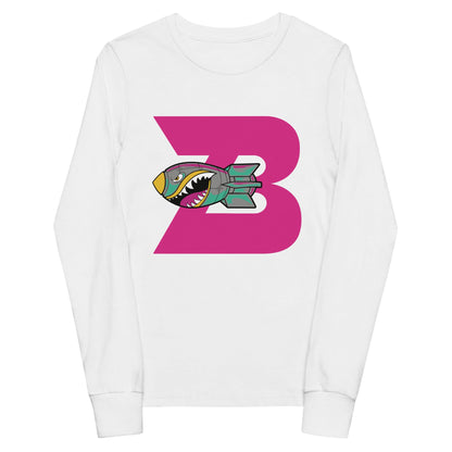 Performance | Youth Long Sleeve T-Shirt | Buffalo Bomb Squad | Pink B