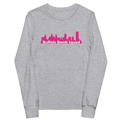 Performance | Youth Long Sleeve T-Shirt | Buffalo Bomb Squad | Skyline Logo