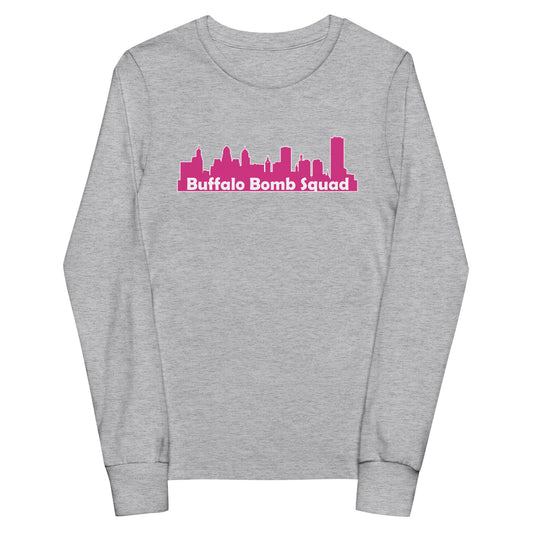Performance | Youth Long Sleeve T-Shirt | Buffalo Bomb Squad | Skyline Logo