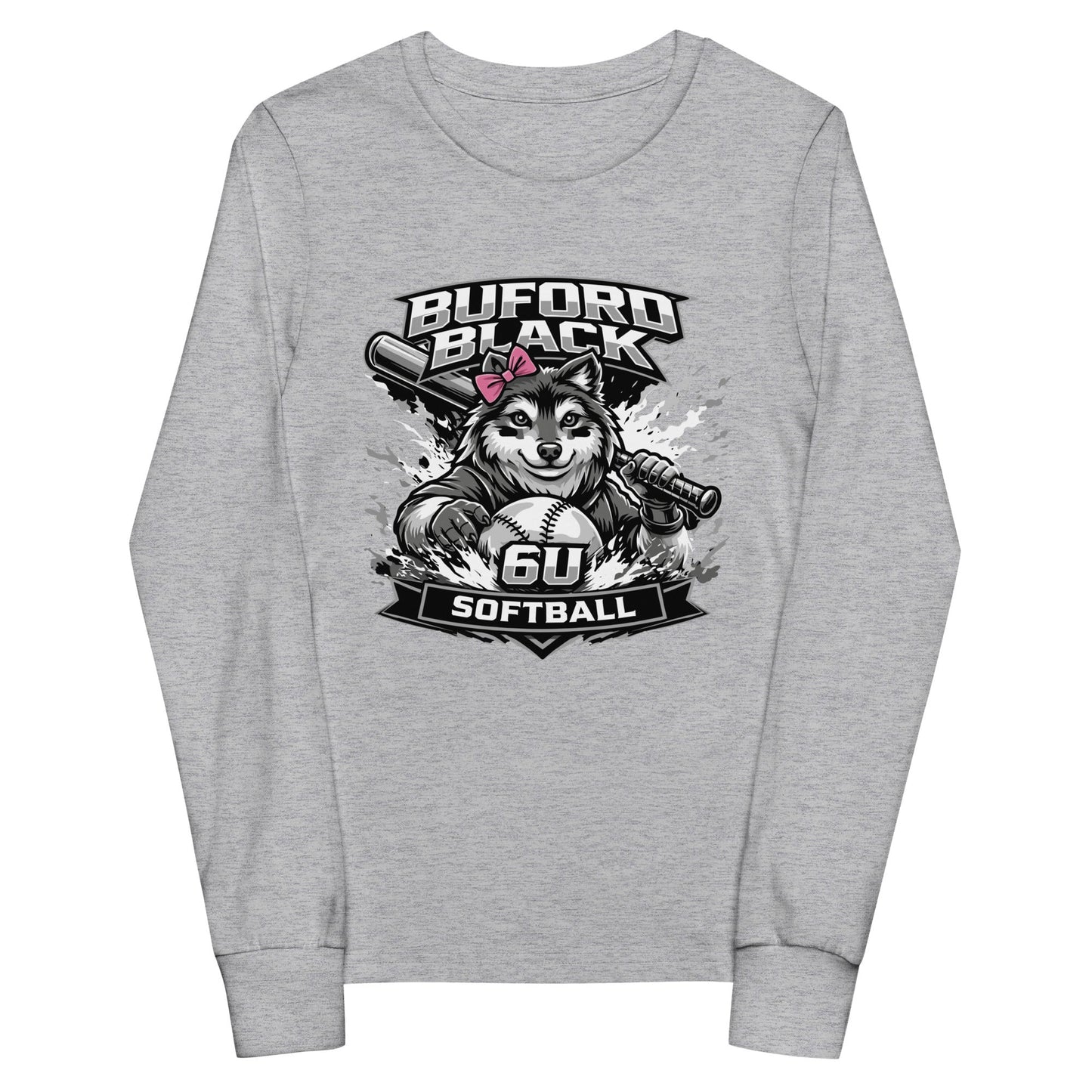 Performance | Youth Long Sleeve T-Shirt | Buford Black 6U