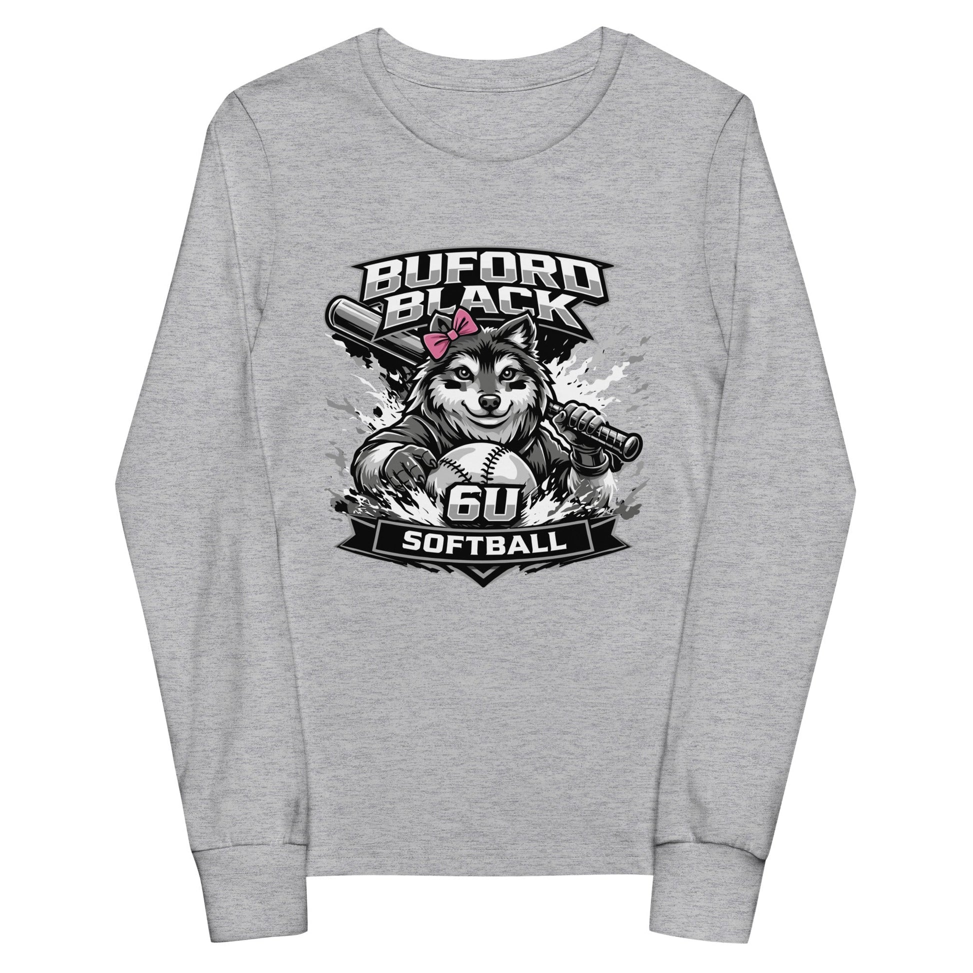 Performance | Youth Long Sleeve T-Shirt | Buford Black 6U