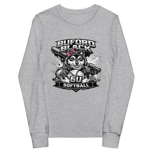 Performance | Youth Long Sleeve T-Shirt | Buford Black 6U