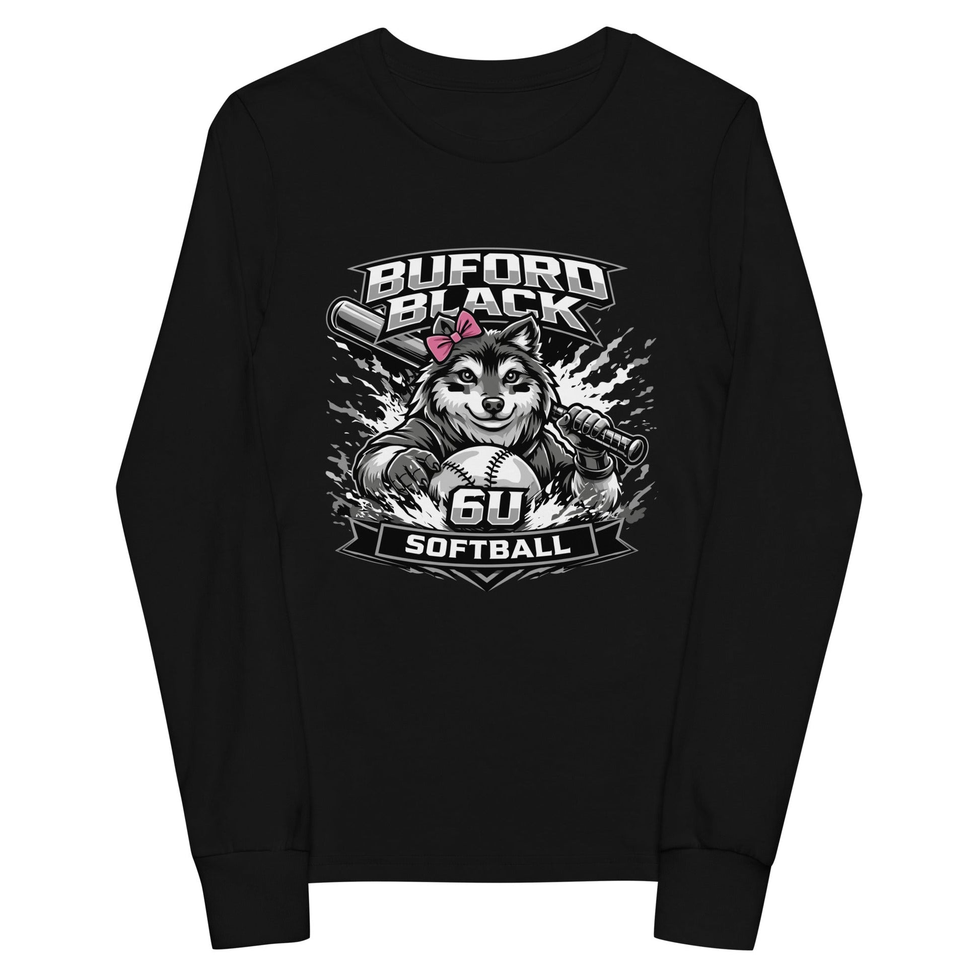 Performance | Youth Long Sleeve T-Shirt | Buford Black 6U