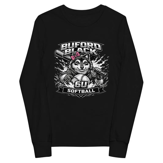 Performance | Youth Long Sleeve T-Shirt | Buford Black 6U