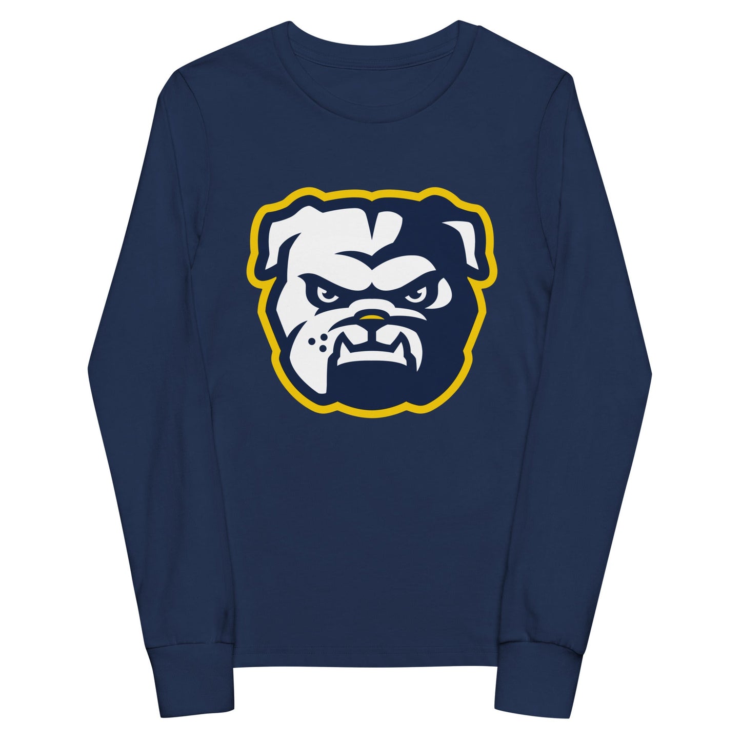 Performance | Youth Long Sleeve T-Shirt | Bulldogs - MD | Mascot Logo