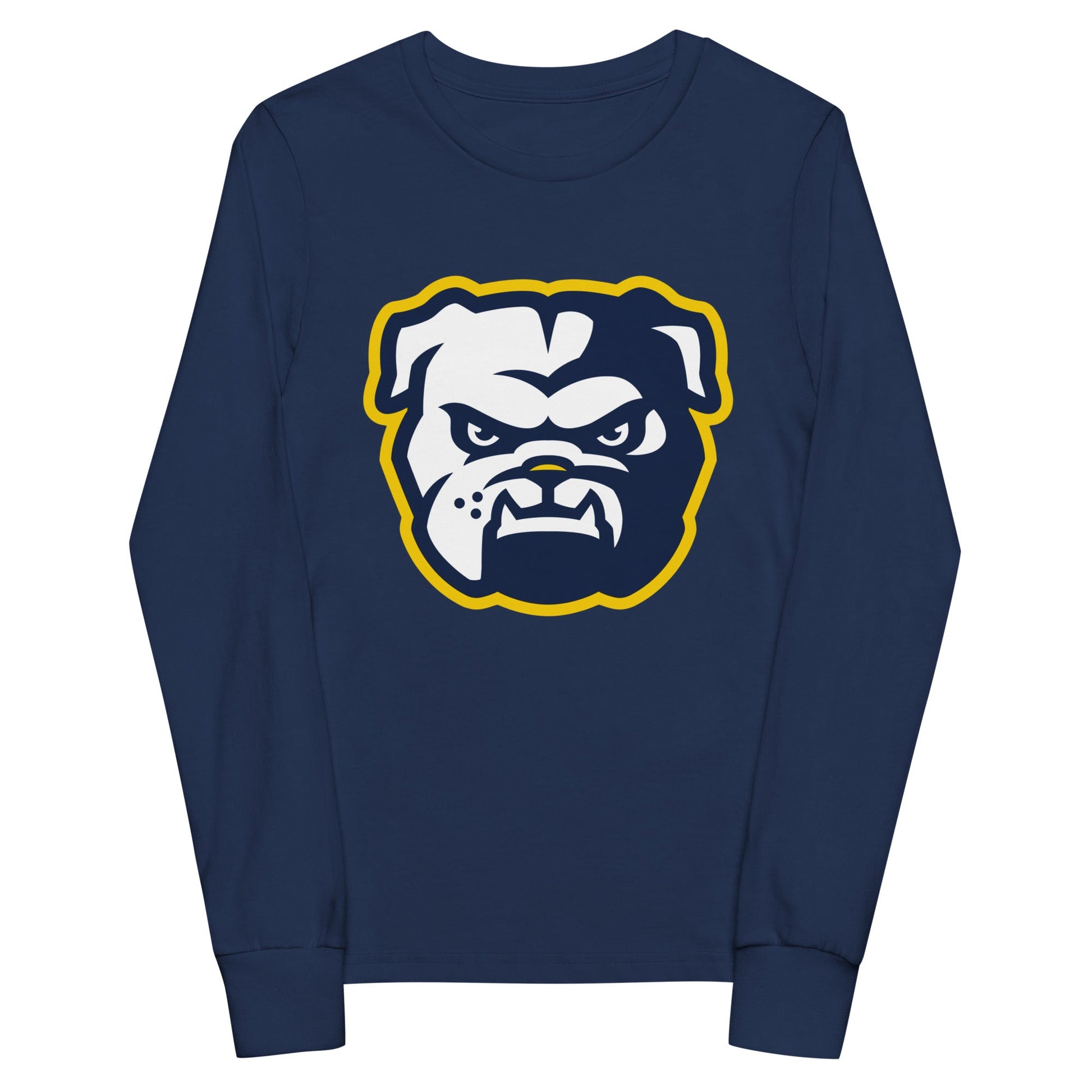 Performance | Youth Long Sleeve T-Shirt | Bulldogs - MD | Mascot Logo