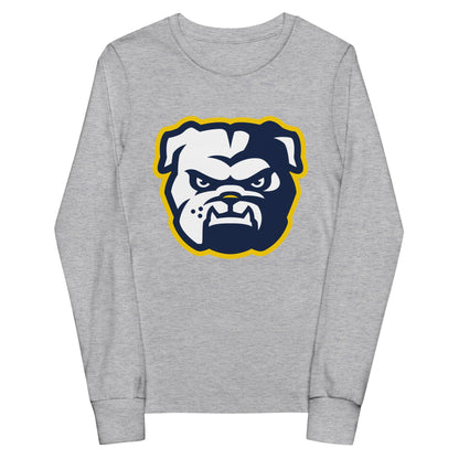 Performance | Youth Long Sleeve T-Shirt | Bulldogs - MD | Mascot Logo