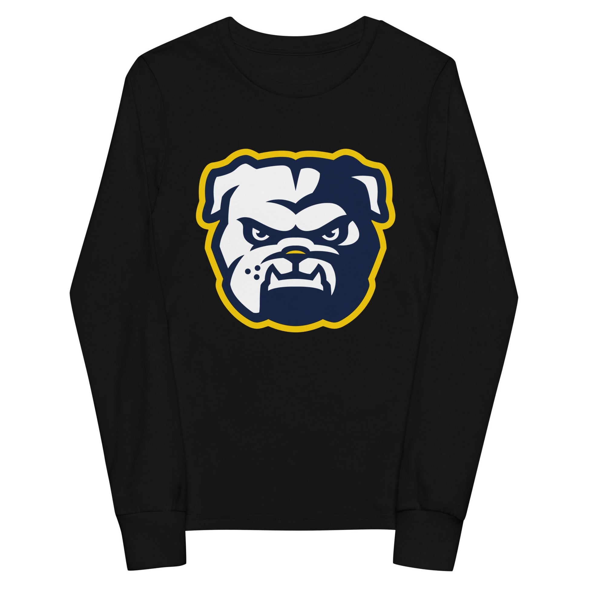 Performance | Youth Long Sleeve T-Shirt | Bulldogs - MD | Mascot Logo