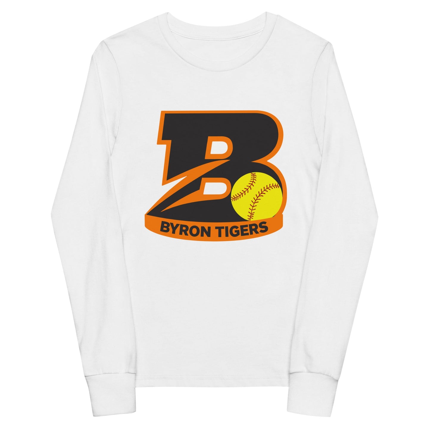 Performance | Youth Long Sleeve T-Shirt | Byron High School Softball | Softball Logo