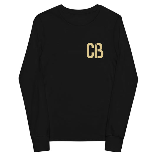 Performance | Youth Long Sleeve T-Shirt | Caliber Baseball | Mark Logo