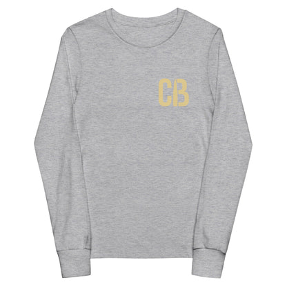 Performance | Youth Long Sleeve T-Shirt | Caliber Baseball | Mark Logo