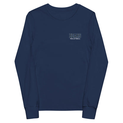 Performance | Youth Long Sleeve T-Shirt | Cambridge Volleyball | Block Bears Logo